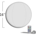 Miniatyrbilde 4 av 4: Bassenget leker 16 farger Glow Ball Oppblåsbar LED Light Up Ball med fjernkontroll null none
