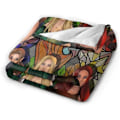 Miniatyrbillede 2 af 5: Superblød Sarah J. Maas Girls Micro Fleece-tæppe, velegnet til sofatæpper til voksne og børn, sengetæpper, der passer perfekt til soveværelset 50x40in 125x100cm