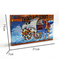 Miniatyrbilde 7 av 8: One Piece TUSEN SOLIG Piratskip modell leketøy montert kollek 1 one size 1 one size