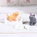 Pikkukuva 5 / 5: Docka Husdjur Katt Tillbehör Dockhus Möbler Och Leksaker För Barbies Slumpmässig Färg En Storlek Random color onesize