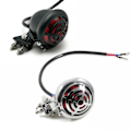 Miniatyrbillede 2 af 11: Vandtæt 12V Universal Motorcykel Blinklys Baglygte Motorcykel Baglygte Baglygte Nummerplade LED Baglygte Sort