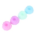 Miniatyrbilde 1 av 5: 6 stk Swirl Shape Silikon Cupcake Liners Bakkoppar Non-Stick 6Pcs
