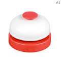 Miniatyrbild 1 av 8: Handpressning av rostfritt stål Service Bell Svar Bell Receptio red Onesize red Onesize
