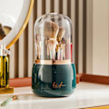 Miniatyrbild 1 av 5: 360° roterande sminkborsthållare - Bärbar skrivbordsmakeup - Grön - One size Green one size
