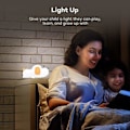 Miniatyrbillede 2 af 4: LED natlampe til børn, blød silikonehvalp LED-lampe med sensor