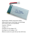 Miniatyrbild 5 av 5: 903052 Laddare batteri för SYMA M18 H5P Drone Reservdelar Uppladdningsbar 1800