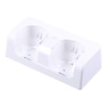 Miniatyrbillede 4 af 9: Fjernbetjening Dual Charging Dock Station+ 2 batterier til Wii Gamepad, oplader med LED-lampe Hvid