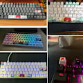Miniatyrbild 3 av 10: 6.25U Fem Sidor 12 Tangenter Dye Sublimerade Tangentbordsknappar ESC Mellanslag Entre Tangenter PBT Körsbärsblom/ Röd Flicka/ Havsrhytm DIY B