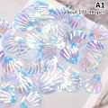 Pikkukuva 1 / 8: 1 pussi Shell Fish Scale Paljetti Eye Face Stickers Makeup Rhinest A1 onesize A1 onesize