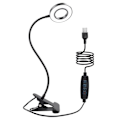 Pikkukuva 1 / 5: Ljusstyrka Ögonskydd Book Clamp Light 360 ° Flexibel Clamp style1