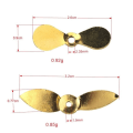 Miniatyrbilde 3 av 5: Perhopotkuri Spin-fiskeblader GULL STIL A STIL Gold A Style-A Style