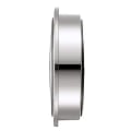 Miniatyrbillede 3 af 11: Mini Urværk Indsats 2,4 Tommer 61mm Rund Kvarts Ur Pasform Bevægelse Miniature Ur Hvid Skive Bezel Romertal Guld