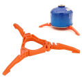 Miniatyrbilde 1 av 5: Foldbar gassbeholderfeste for utendørs camping, fotturer, gassbeholderstativpedal