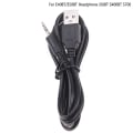 Miniatyrbillede 1 af 8: USB-oplader Power-kabel til Synchros E40BT/E50BT-hovedtelefoner Sort Black