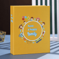 Pikkukuva 2 / 7: Piirretty 7\" Printti Perhekuvien Scrapbook-albumi 100 Kuvalle Muisto Kirjat Koti Sisustus null - Koti