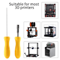 Pikkukuva 2 / 5: 3D-tulostustyökalusarja 3D-tulostustarvikkeet NoClogger 3D-tulostustyökalun poisto MK3S/Ender3/VORON 3D-tulostimelle