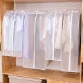 Miniatyrbillede 1 af 5: 3 stk. Tøjbeskyttelse Cover Opbevaring Rejsetaske G Transparent 60*50*110 Transparent 60*50*110