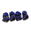 Miniatyrbillede 1 af 5: Vandtætte hundedækkener Anti-slip regnstøvler varme hvalpesokker Booties sko blue number 6