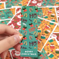 Miniatyrbilde 8 av 8: 90 stk God Jul klistremerker 6 stil dyr Snømann Trær De E one size E one size