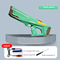 Miniatyrbillede 1 af 8: Elektrisk vandpistol med stor kapacitet og lang rækkevidde - Grøn green one size