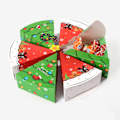 Pikkukuva 6 / 8: 6 kpl kakkuvuoka jouluherkku lahjapakkaukset Cookie Snack Leivonta 3 punaista ja 3 vihreää 6 kpl 3red and 3green 6Pcs