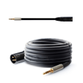 Pikkukuva 2 / 11: 1/8 tuuman 3,5 mm XLR-kaapeli uros-uros (XLR-3,5 mm kaapeli, XLR-1/8 kaapeli, 1/8-XLR kaapeli) 3 m
