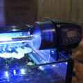 Miniatyrbilde 4 av 11: Justerbar Svart Automatisk Mater Automatisk Mater Timer med LCD Fiske Mater Svart Digital Automatisk Automatisk Mater