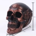 Miniatyrbillede 2 af 2: Skull Coin Bank Spargris Pengaburk for drenge Piger Spare penge Kontanter