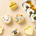 Miniatyrbild 2 av 5: Onigiri Form Sushi Rullar Rismjöl Bento Press Maker Form StyleD 6 st