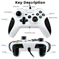 Pikkukuva 3 / 11: Xbox One S/One X/One Elite/PS3 Ohjaimen Mekaniikkapainikkeiden Vaihto, Langaton Pelikonsoliohjain, Musta