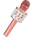 Miniatyrbild 4 av 11: Karaokemikrofon med högtalare och Bluetooth Gold