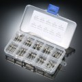 Pikkukuva 1 / 5: 100 lasisulaketta 5x20 mm 0,2A~20A sulakeputket Sekalaiset sulake-lisävarusteet