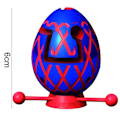 Miniatyrbild 4 av 4: Leksaksägg utbildning unik lätt vikt slät yta dekompression leksaksägg underhållningBlå