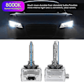 Miniatyrbillede 4 af 5: 2 stk D3s 8000k 35w Xenon Forlygter Høj Lysstyrke Ip68 Vandafvisende Bil Led Pannlampe