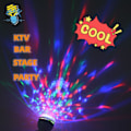 Miniatyrbilde 4 av 5: Scenelampe Roterende LED Strobe Pære Disco Festlys