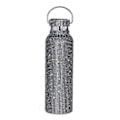 Miniatyrbillede 3 af 5: Rhinestone vandflaske 304 rustfrit stål glitrende termoflaske med kæde High-end diamant indlagt termoflaskekop med kæde sort