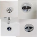 Miniatyrbilde 2 av 3: 66mm Krom Metall Baderomsvask Avløpsplugg, Fjærbelastet Klikk-Klakk Erstatning for Servant