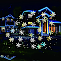 Miniatyrbild 5 av 8: LED Jul Snöflinga Ljus Snöfall Projektor IP65 Rörlig S US one size US one size