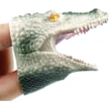 Pikkukuva 5 / 5: 2ST Djurhanddockor Fantasifulla lekhanddockor Djurundervisningshandskar Dockor Present för barn Vuxna (krokodil) (grågrön)