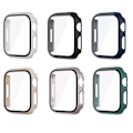 Pikkukuva 1 / 5: 6 kappaleen kotelot Apple Watch Series SE/6/5/4 44 mm:lle näytönsuojalla, 6 kpl 7 44 mm, 6 kpl 7 6-Pack 7 44mm