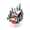 Pikkukuva 1 / 8: Joulu LED-valosarja Santa Castle Snow House Luminous A 1PC A 1PC