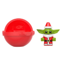 Miniatyrbild 3 av 4: Jul Baby Star Wars Leksak Yoda I Säng Pod Minifigur Mandalorian Present