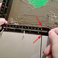 Miniatyrbillede 5 af 11: Folding Ruler Tile Hole Positioning Multi Template Angle Rulers