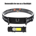 Miniatyrbilde 3 av 5: 6000 lumen LED-hodelykt XPE+COB Hodelykt Lommelykt
