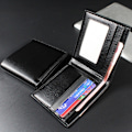 Miniatyrbild 3 av 5: Herrplånbok Äkta läder Herrplånböcker Premiumprodukt Real C Black one size Black one size