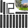 Pikkukuva 1 / 4: 12 kpl Magneettisia verkkoklipsiä, itseliimautuvia magneetteja verkkoihin, ei porausta, magneettiverkot
