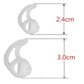 Miniatyrbillede 4 af 6: Silikoneform til tovejs radio-øretelefon Ea - Perfekt L(3cm) L(3cm)
