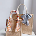 Miniatyrbild 7 av 7: Nytt mode sidenscarf hårband Long Ribbon Bow n Printing Hai A7 one size A7 one size