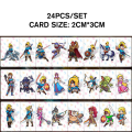 Pikkukuva 1 / 5: 24 kpl Mini NFC-pelimerkkikorttia Amiibo Nintendo Switch / Switc One Size One Size