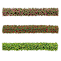 Miniatyrbillede 2 af 2: 3 stk DIY Mini Hus Have Scene Layout Dekorative Mini Blomsterbed Modeller (10X1,5cm, Assorteret Farve)